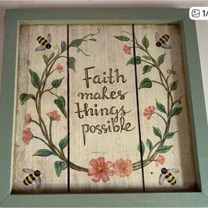 Floral Inspirational Wall Art